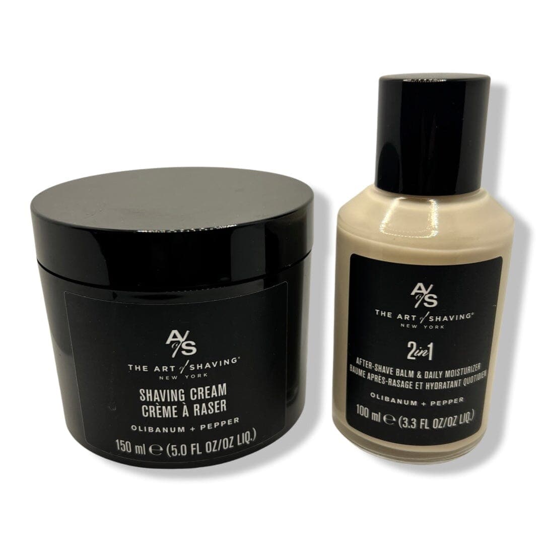 Olibanum & Pepper Shaving Cream and Balm - by Art of Shaving (Pre-Owned)