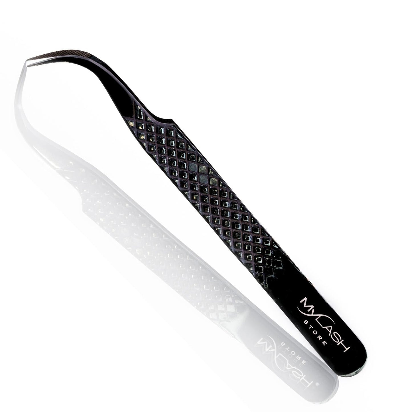 Titanium Lash Tweezers - Curved