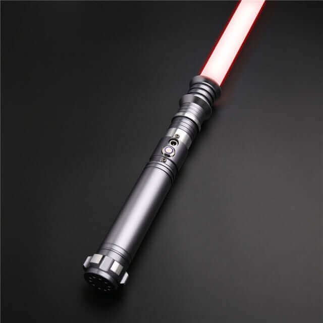 RGB Lightsaber with Heavy-Duty Metal Handle by Kidstoylover - 12 Color Options, 10 Sound Fonts, Force FX, Blaster Effects - Perfect Gift for Kids | Laser Sword Toy