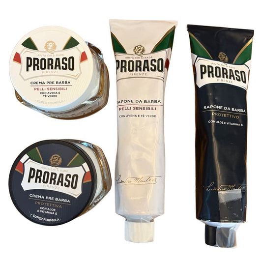 Proraso Shaving Cream + Pre/Post Shave Cream Lot (Pre-Owned)