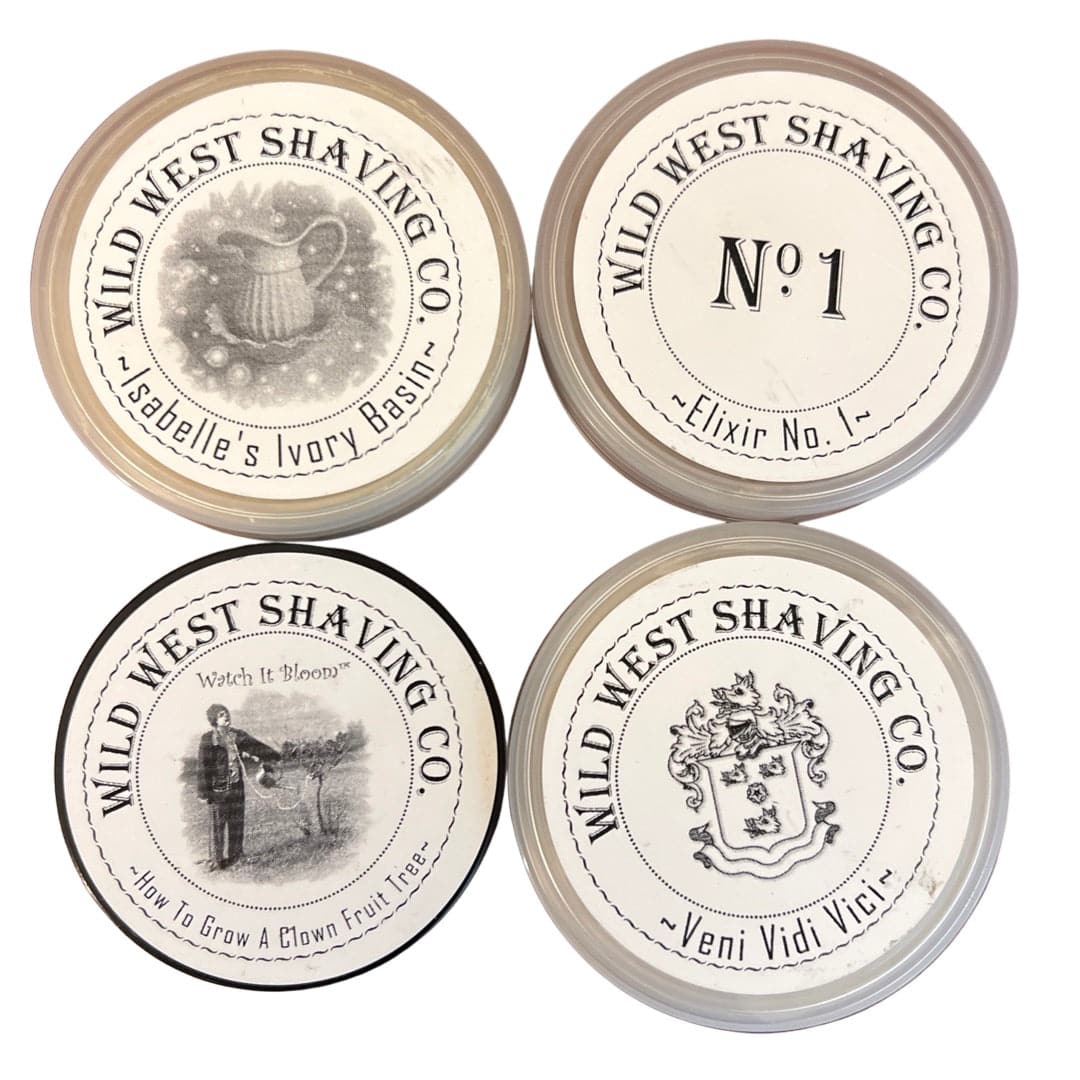 Wild West Shaving Soap Lot (4 Soaps - Gentry) - (Pre-Owned)