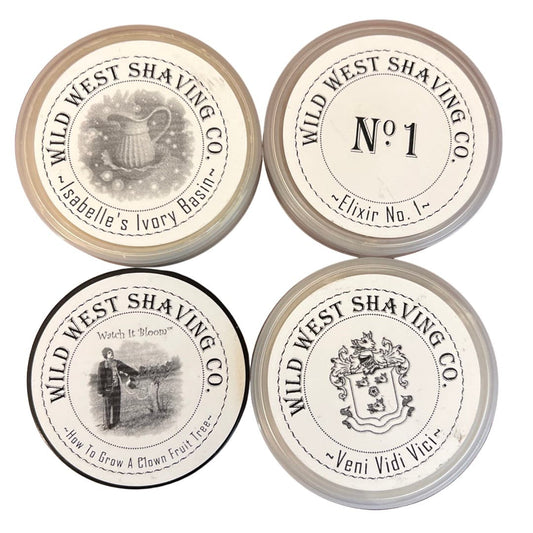Wild West Shaving Soap Lot (4 Soaps - Gentry) - (Pre-Owned)