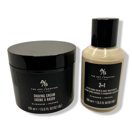 Olibanum & Pepper Shaving Cream and Balm - by Art of Shaving (Pre-Owned)