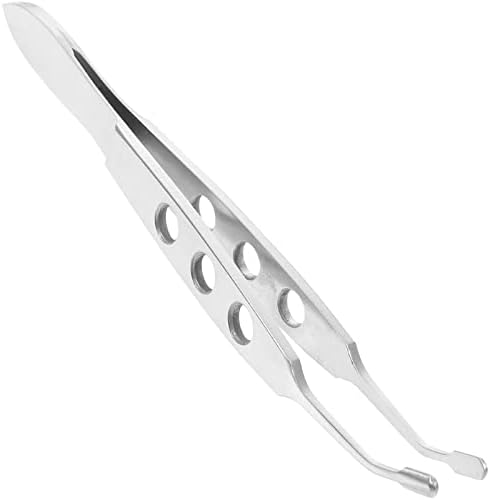 Uonlytech Meibomian Gland Expressor, Stainless Steel Eyelid Massage Tweezers Professional Face Care Forceps Craft Tweezers Tools for Dry Eyes