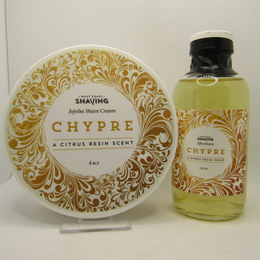 Chypre Shaving Cream (Jojoba) and Splash - by West Coast Shaving (Pre-Owned)