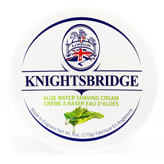 Aloe Water Shaving Cream (6oz) - by Knightsbridge