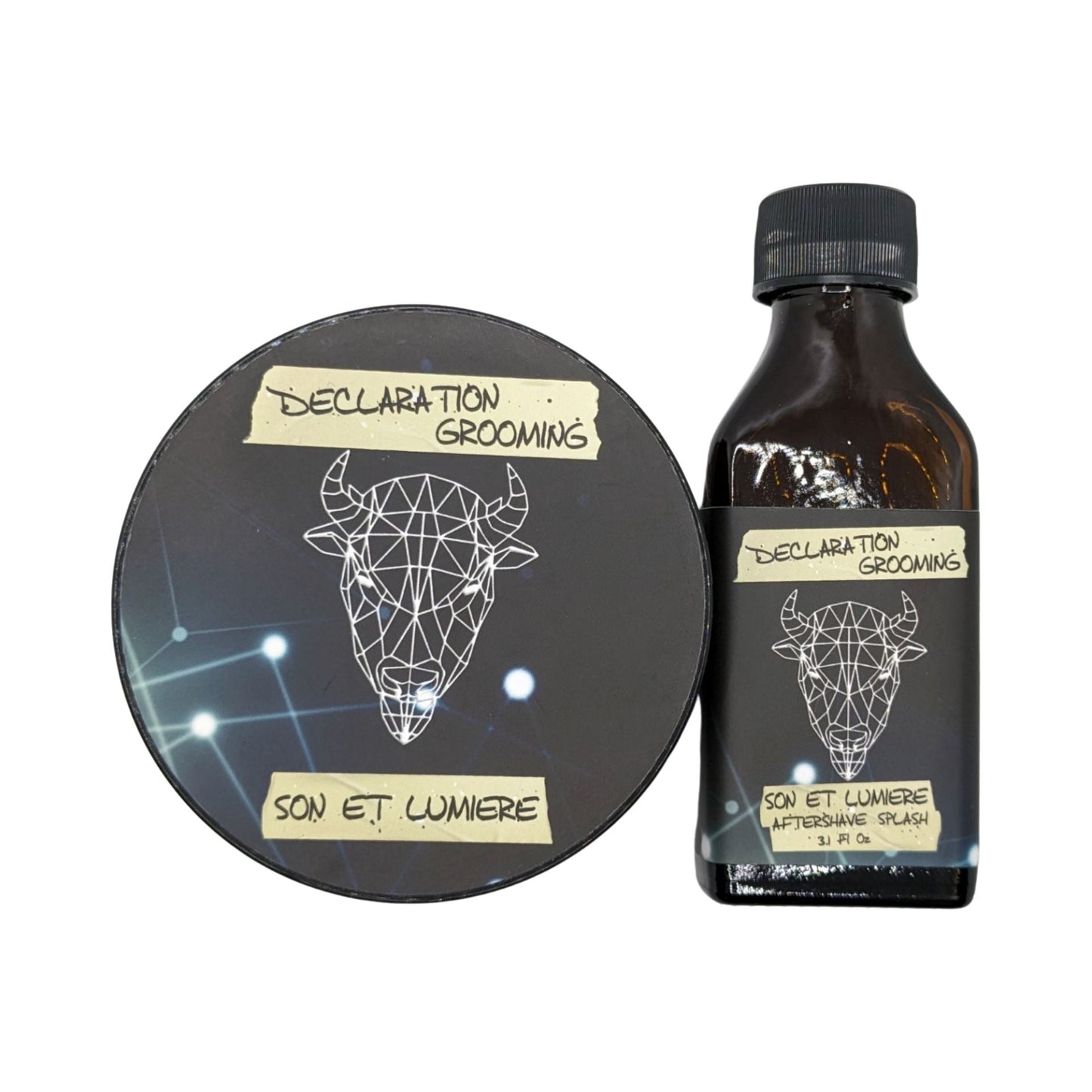 Son et Lumiere Shaving Soap (Milksteak) and Splash - by Declaration Grooming (Pre-Owned)