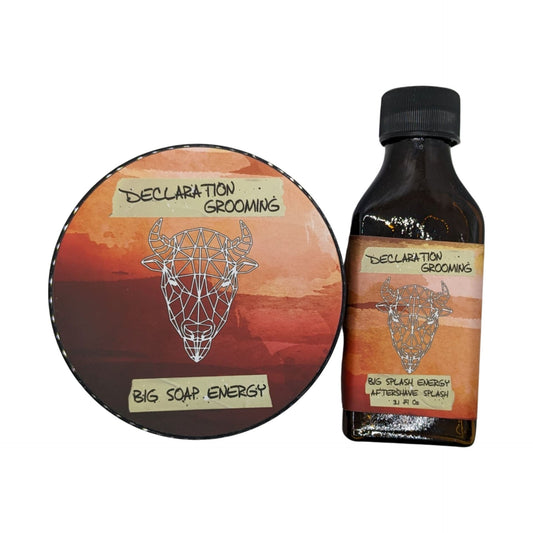 Big Soap Energy Shaving Soap (Milksteak) and Splash - by Declaration Grooming (Pre-Owned)