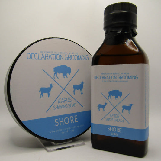 Shore Shaving Soap (Icarus) and Splash - by Declaration Grooming (Pre-Owned)
