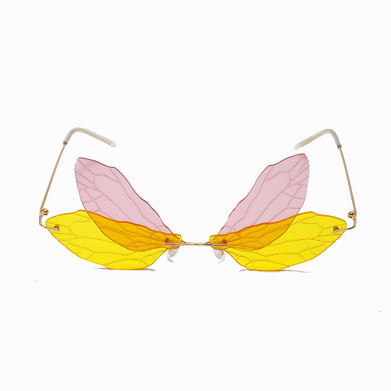Dragonfly Sunglasses Vintage Punk Glasses Gifts for Her