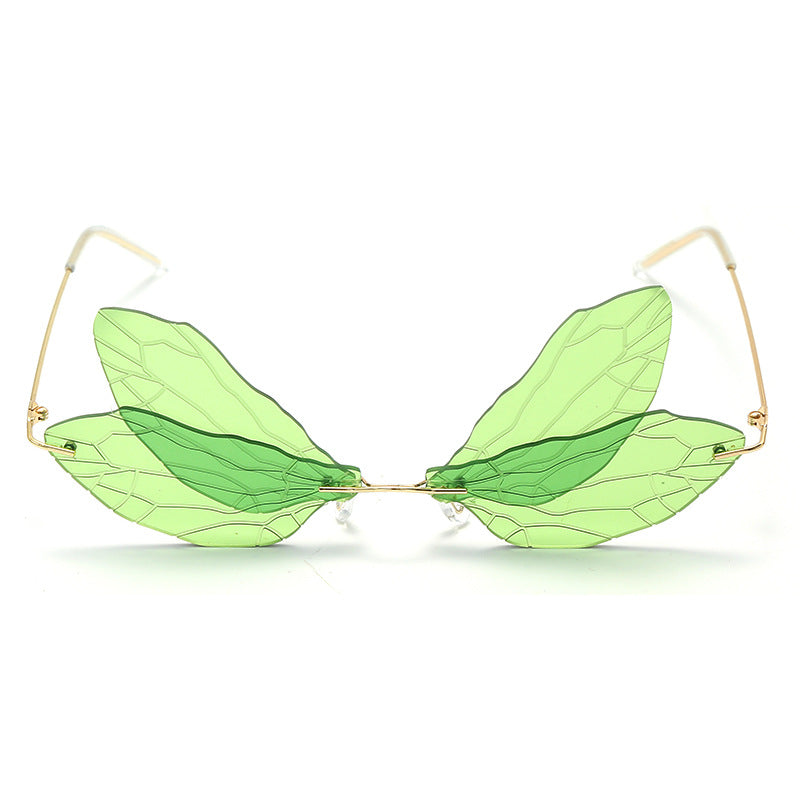 Dragonfly Sunglasses Vintage Punk Glasses Gifts for Her