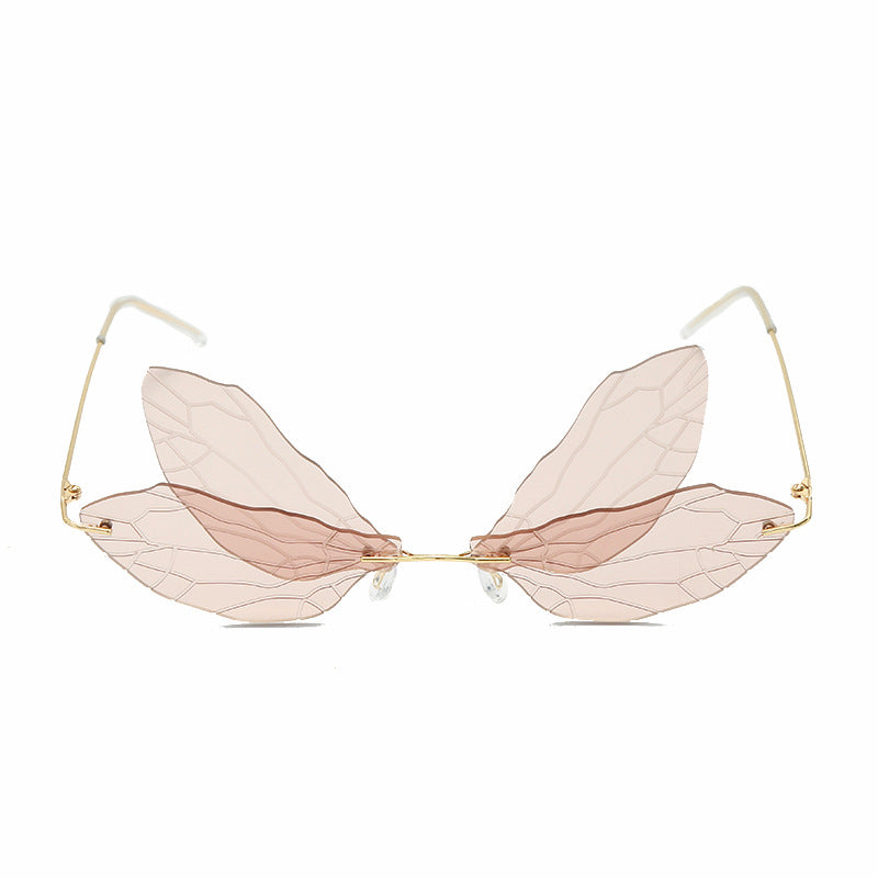 Dragonfly Sunglasses Vintage Punk Glasses Gifts for Her