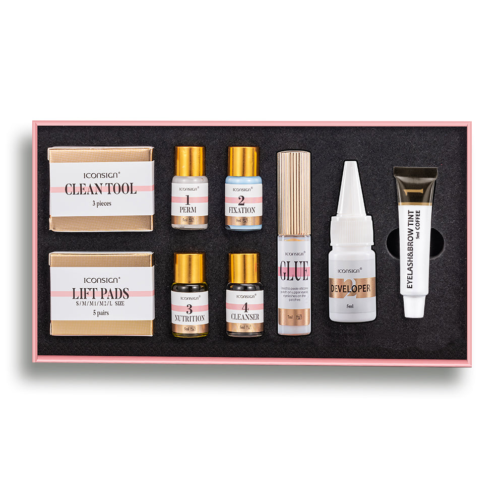 ICONSIGN Lash Lift EyeLash Eyebrow Dye Tint Kit Lashes Perm Set Brow Lamination Makeup Tools-International Shipping