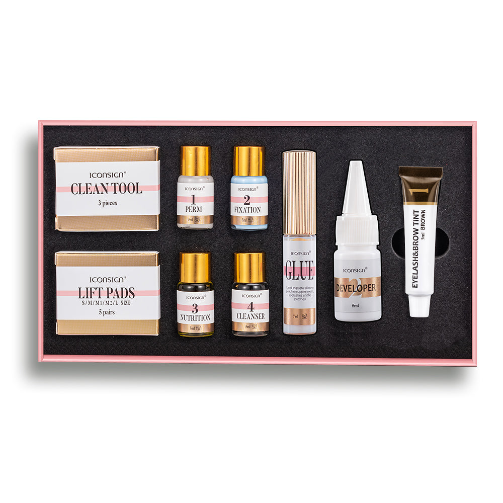 ICONSIGN Lash Lift EyeLash Eyebrow Dye Tint Kit Lashes Perm Set Brow Lamination Makeup Tools-International Shipping