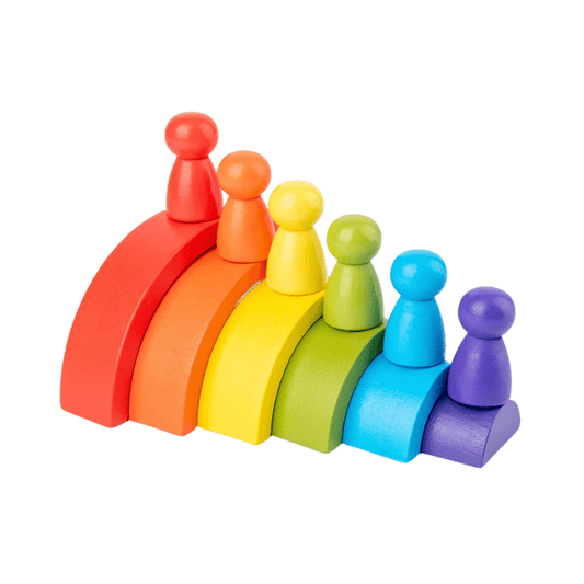 Rainbow Stacking Blocks