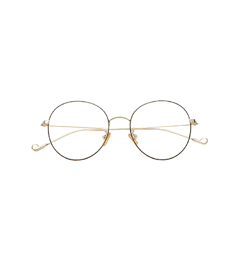 Extraordinary You Lee Na Eun Inspired Glasses 001 - ONE SIZE ONLY / Black-Silver - Glasses