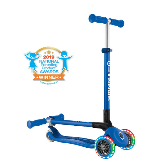 Globber Foldable Scooter w/Lights (2 colors)