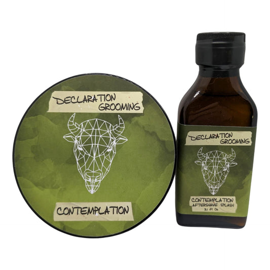 Contemplation Shaving Soap (Milksteak) and Splash - by Declaration Grooming (Pre-Owned)