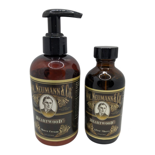 Heartwood Shave Cream and Splash - by WM. Neumann & Co. (Used)