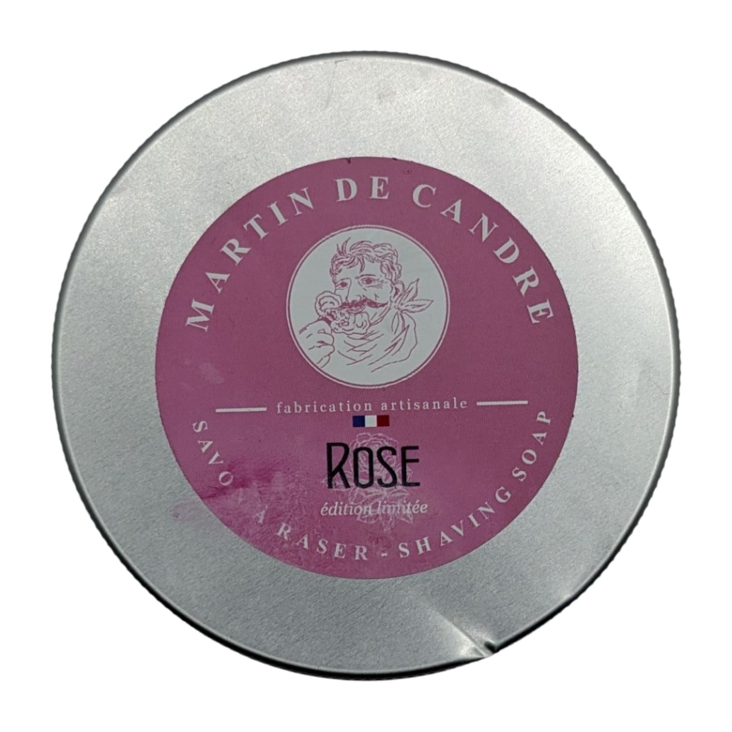 Rose Shaving Soap (200g) - by Martin de Candre (Pre-Owned)